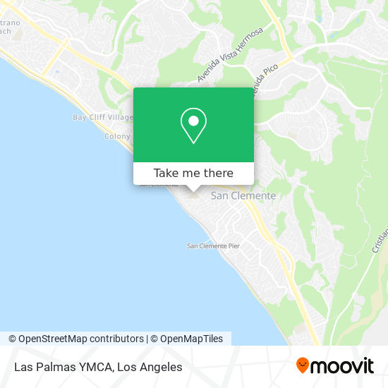 Las Palmas YMCA map