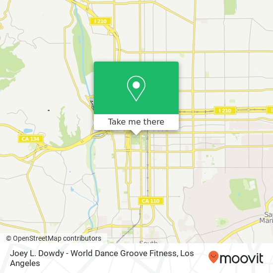 Joey L. Dowdy - World Dance Groove Fitness map