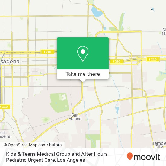 Kids & Teens Medical Group and After Hours Pediatric Urgent Care map