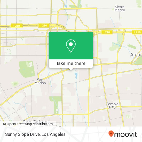 Mapa de Sunny Slope Drive