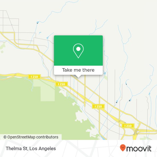 Thelma St map