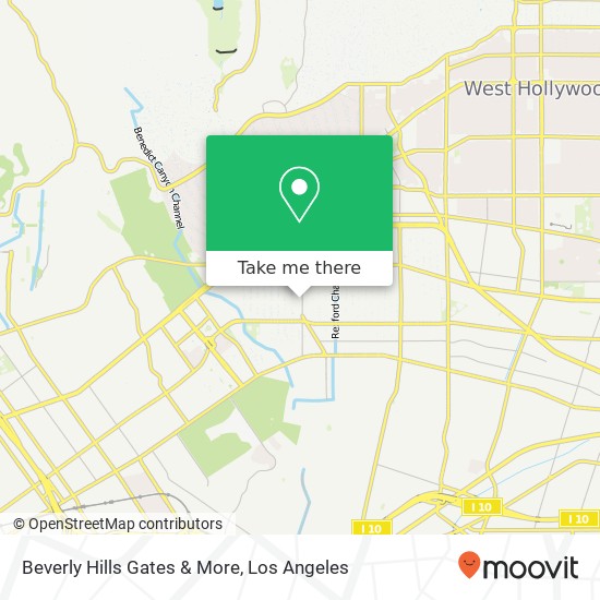 Beverly Hills Gates & More map