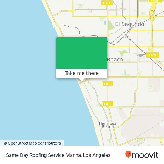Same Day Roofing Service Manha map