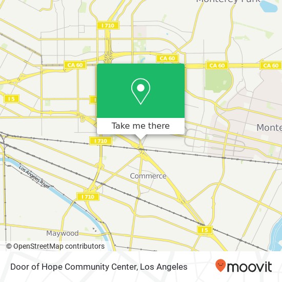 Mapa de Door of Hope Community Center
