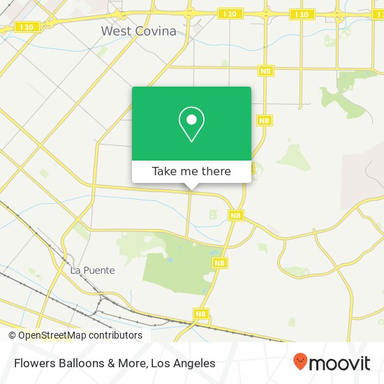 Mapa de Flowers Balloons & More