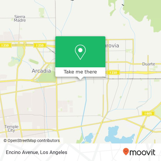 Mapa de Encino Avenue