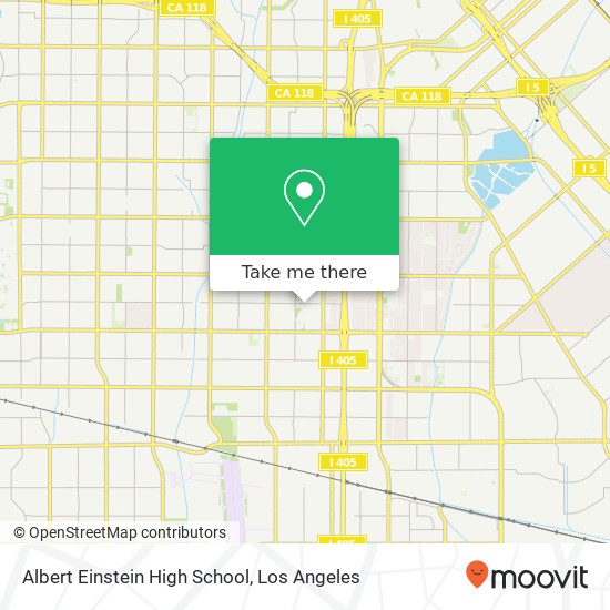 Albert Einstein High School map