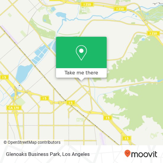 Mapa de Glenoaks Business Park