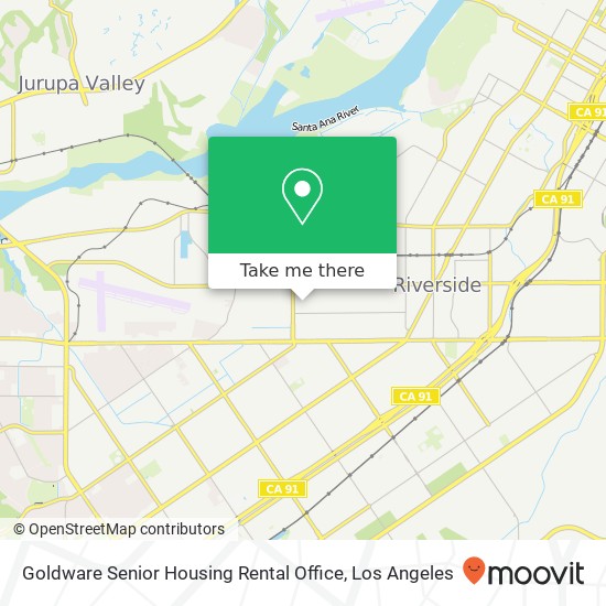 Goldware Senior Housing Rental Office map
