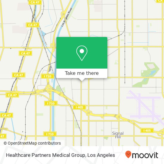 Mapa de Healthcare Partners Medical Group