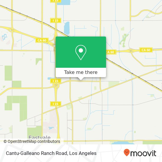 Cantu-Galleano Ranch Road map