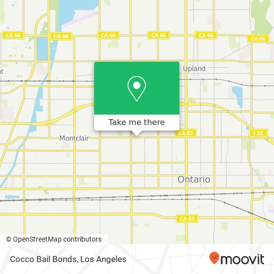 Cocco Bail Bonds map