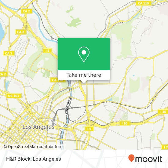 H&R Block map