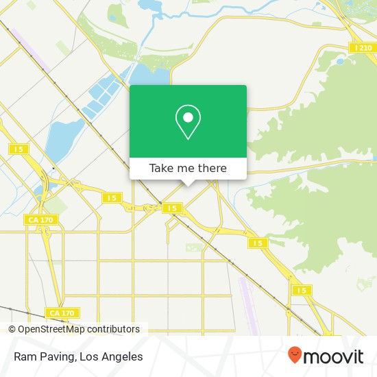 Mapa de Ram Paving