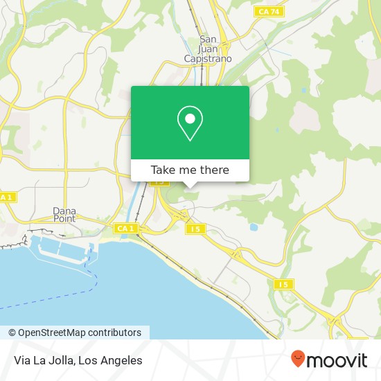 Mapa de Via La Jolla