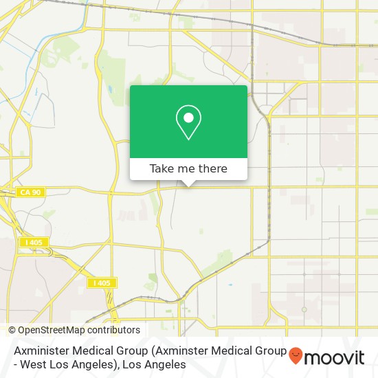 Axminister Medical Group (Axminster Medical Group - West Los Angeles) map