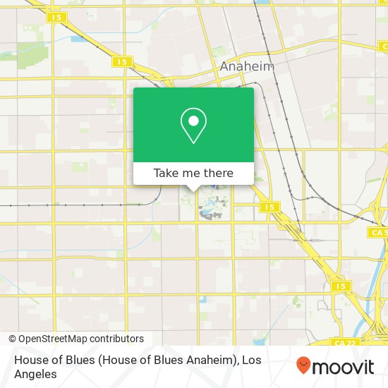 House of Blues map
