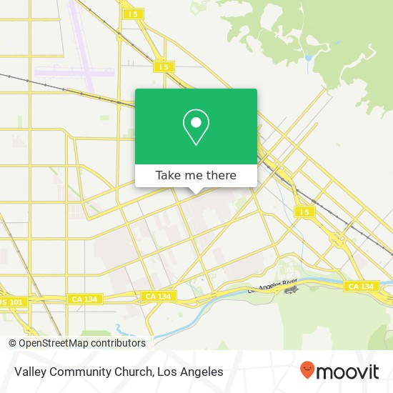 Valley Community Church map