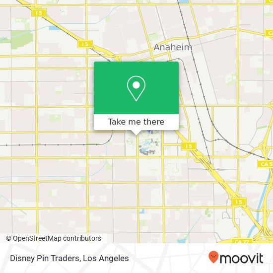 Mapa de Disney Pin Traders