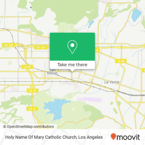 Holy Name Of Mary Catholic Church map