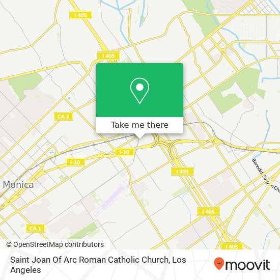 Saint Joan Of Arc Roman Catholic Church map