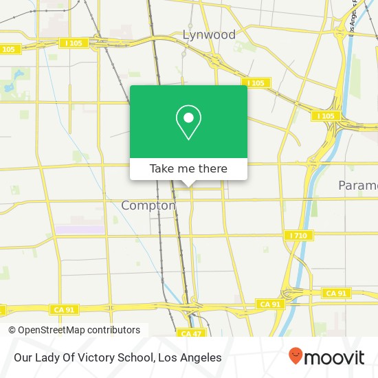 Our Lady Of Victory School map