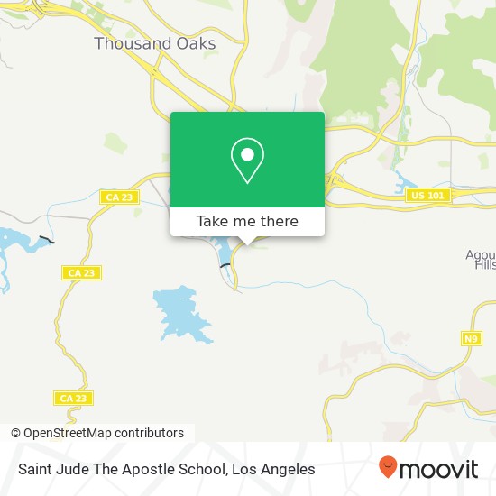 Saint Jude The Apostle School map