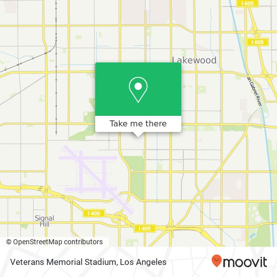 Mapa de Veterans Memorial Stadium