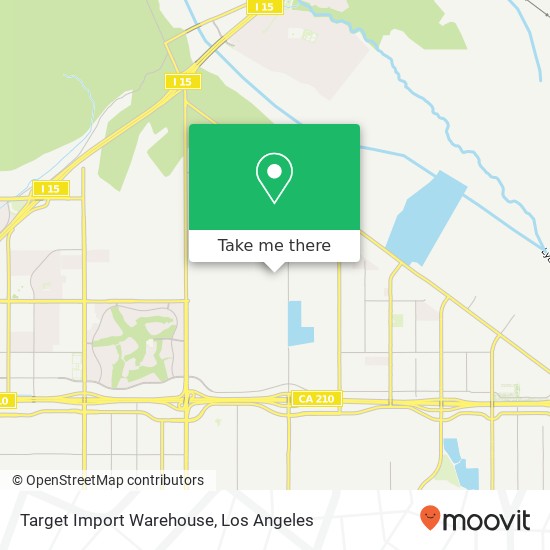 Mapa de Target Import Warehouse