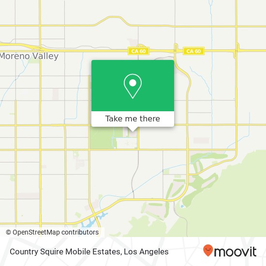Country Squire Mobile Estates map
