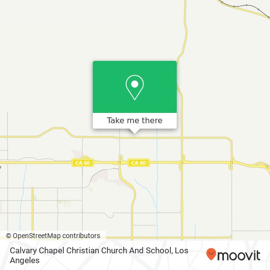 Mapa de Calvary Chapel Christian Church And School
