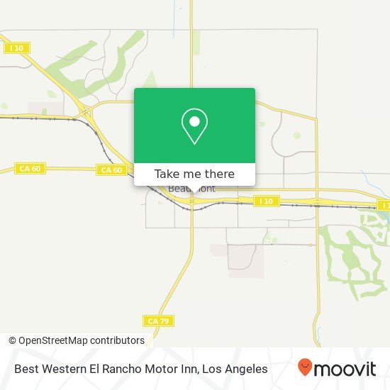 Best Western El Rancho Motor Inn map