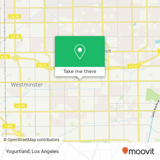 Yogurtland map