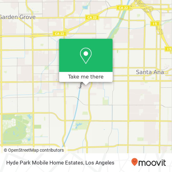 Hyde Park Mobile Home Estates map