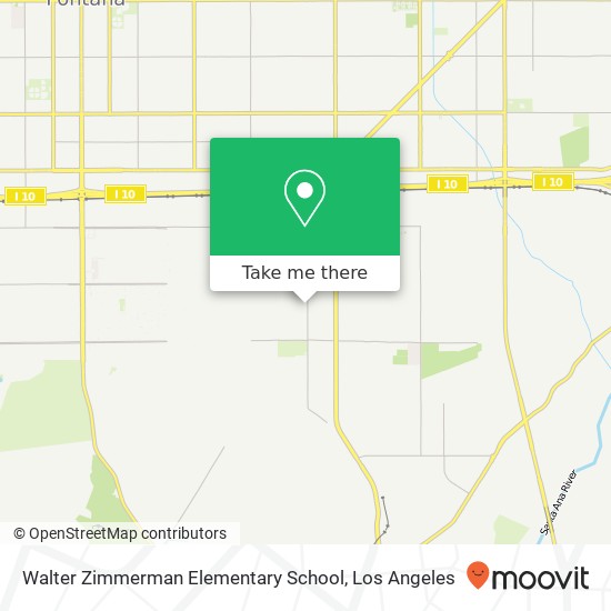 Walter Zimmerman Elementary School map