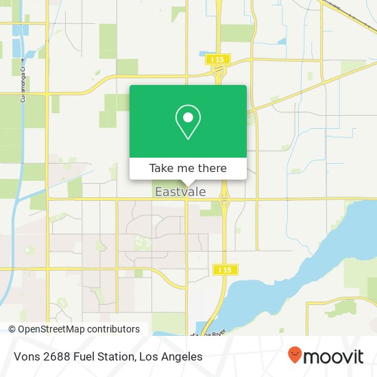 Vons 2688 Fuel Station map