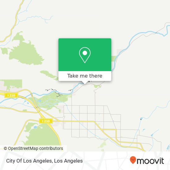 Mapa de City Of Los Angeles