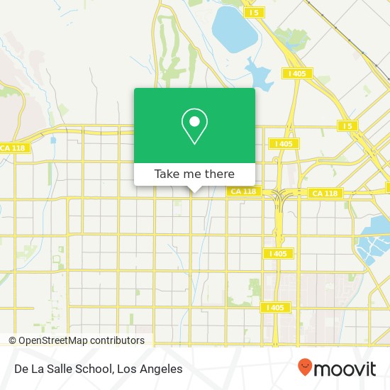 De La Salle School map