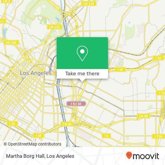 Mapa de Martha Borg Hall