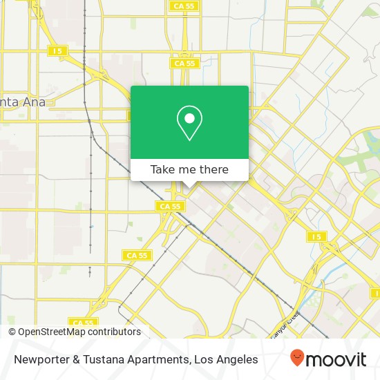 Newporter & Tustana Apartments map