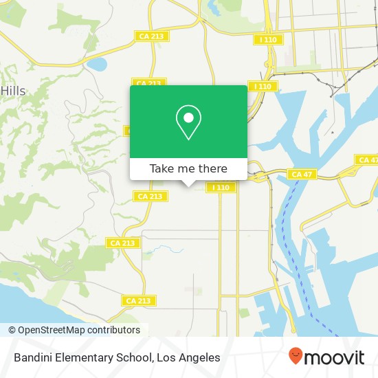 Mapa de Bandini Elementary School