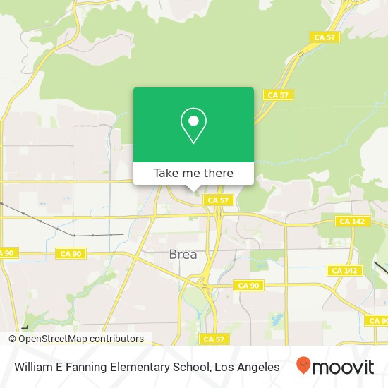 Mapa de William E Fanning Elementary School