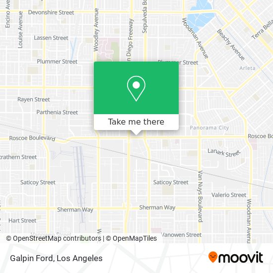 Galpin Ford map
