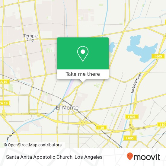 Santa Anita Apostolic Church map