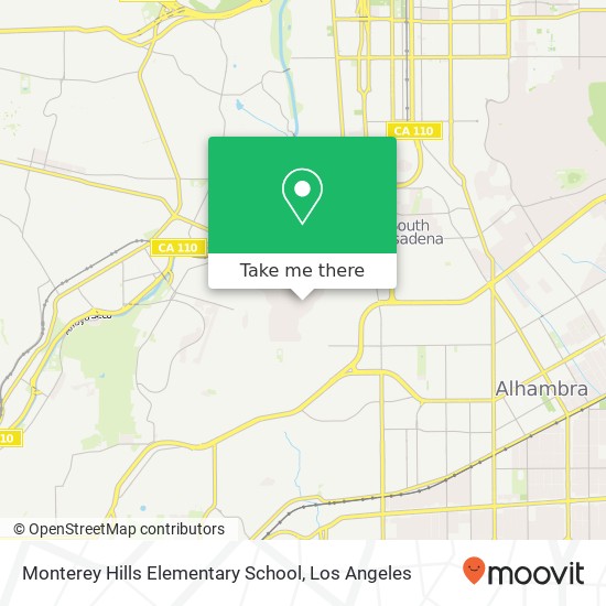 Monterey Hills Elementary School map