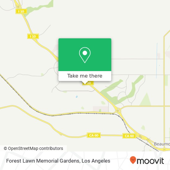 Mapa de Forest Lawn Memorial Gardens