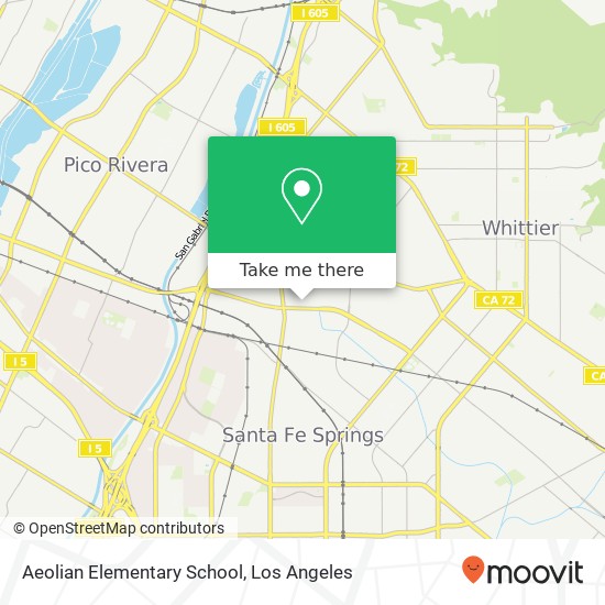 Mapa de Aeolian Elementary School