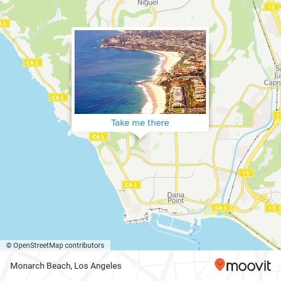 Monarch Beach map