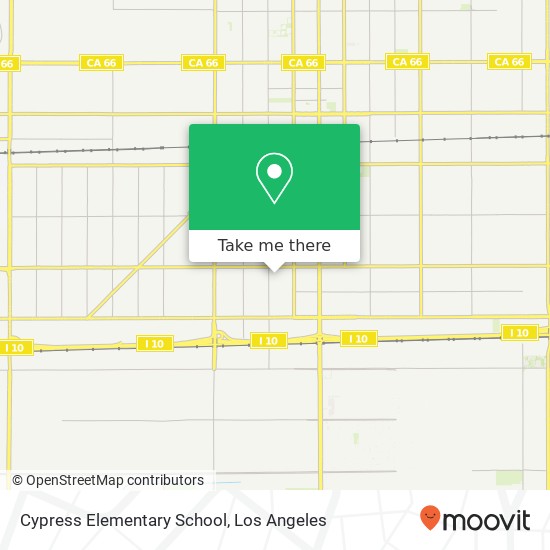 Cypress Elementary School map