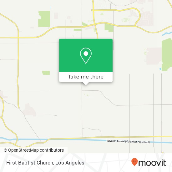 Mapa de First Baptist Church